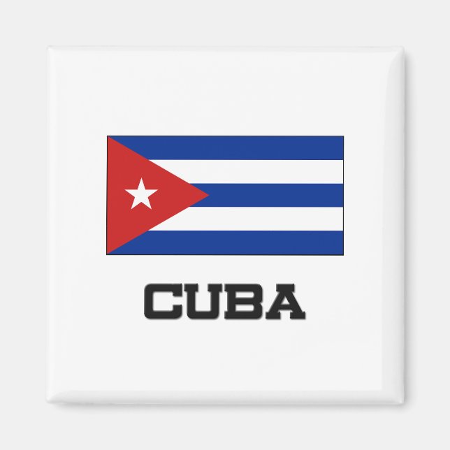 Kuba Flagga Magnet (Framsidan)