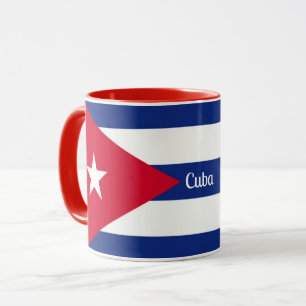 Kuba flagga mugg