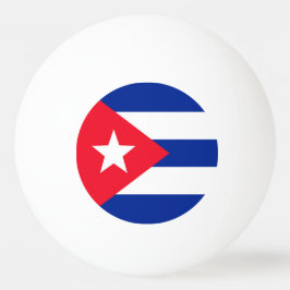 Kuba flagga pingisboll