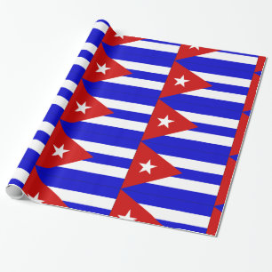 Kuba flagga presentpapper