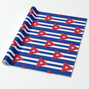 Kuba flagga presentpapper