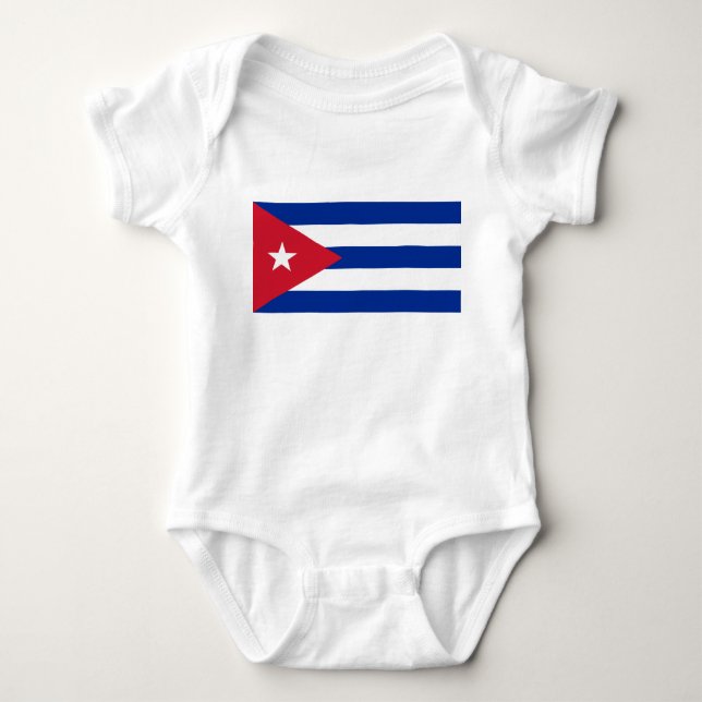 Kuba flagga t shirt (Framsida)