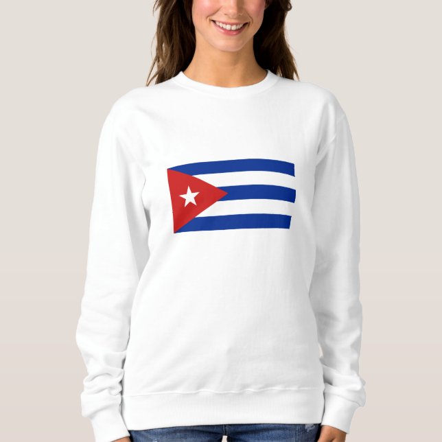 Kuba Flagga T Shirt (Framsida)