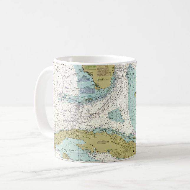 Kuba & Floridasundet Kaffemugg (Framsida vänster)