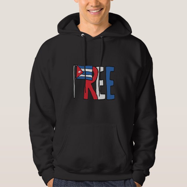 Kuba fritt hoodie (Framsida)