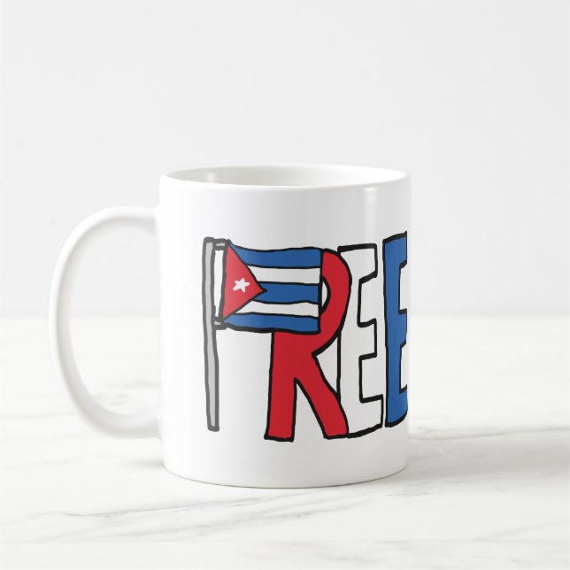 Kuba fritt kaffemugg (Vänster)