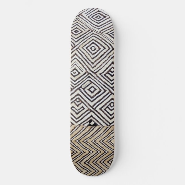 Kuba Geometric | Mini Skateboard Bräda 18,5 Cm (Framsida)