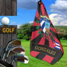 Kuba Golf & premie Cuban Flagga/patrioter