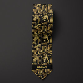 Kuba guld och svart slips