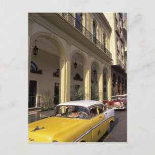 Kuba, Havanna. Färgglada Chevroleter från 1950-tal Vykort