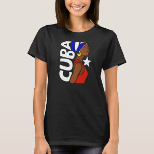 Kuba Havanna Kubanska Flagga Karibien Souvenir T Shirt