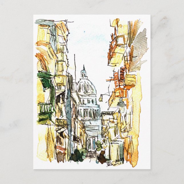 Kuba Havanna med huvudstad Vykort (Framsida)