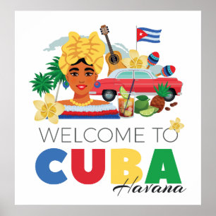 Kuba Havanna Poster