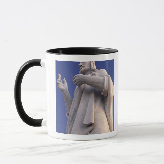 Kuba, Havanna, Skulptur av Jesus. Mugg (Vänster)