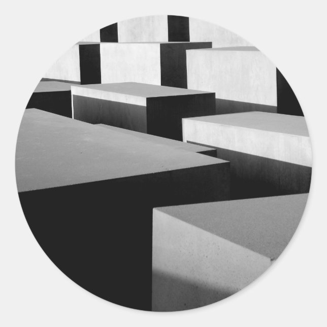 Kuba i Berlin Runt Klistermärke (Framsida)