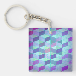 Kuba in i Triangles Geometric Mönster