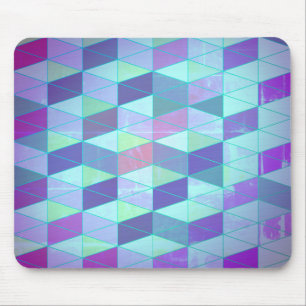 Kuba in i Triangles Geometric Mönster Musmatta