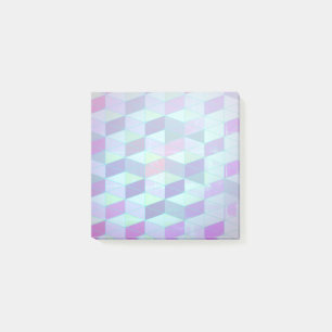 Kuba in i Triangles Geometric Mönster Post-it Block