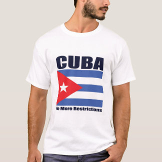 Kuba-inga mer begränsningar t shirt