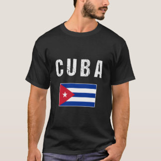 Kuba Kubansk flagga för T Shirt