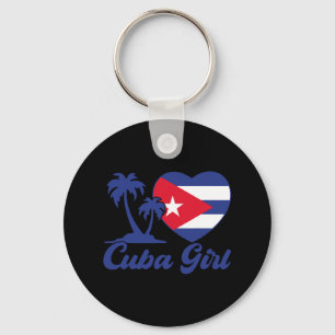 Kuba - Kubanska Flagga Cubanita Hispanic Heritage Nyckelring