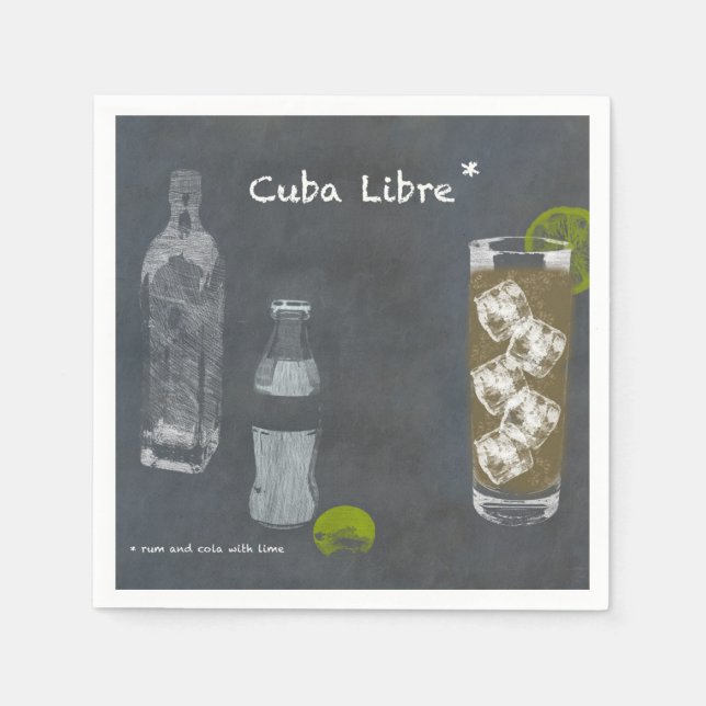 Kuba Libre Pappersservett (Framsidan)