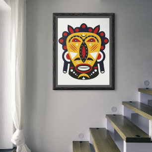 Kuba Mask Canvastryck