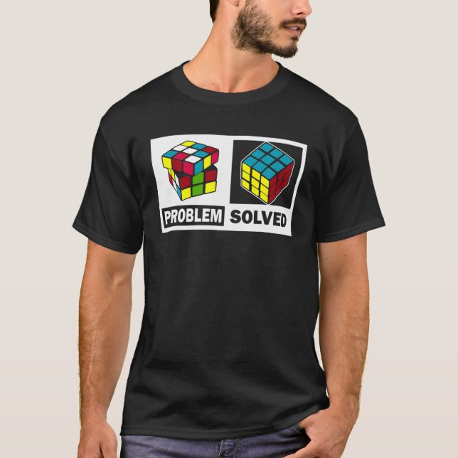 Kuba med problem med att lösa problem med att lösa t shirt (Framsida)