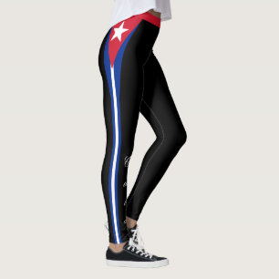 Kuba mode, kubanska Flagga/idrott Leggings