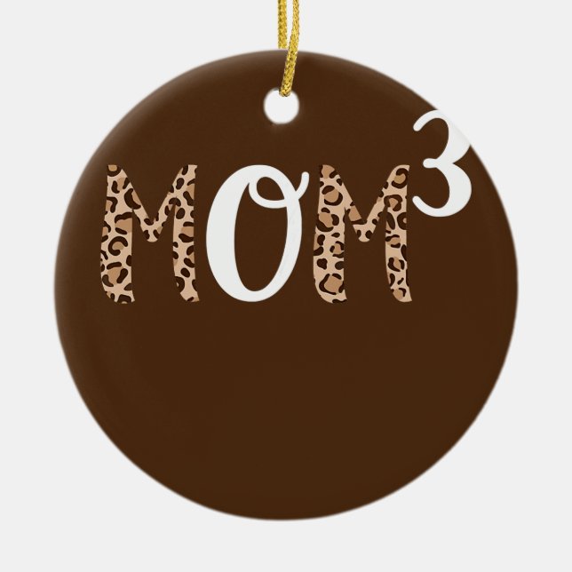 Kuba Mor av tre Mamma av 3 Mamma Julgransprydnad Keramik (Framsidan)