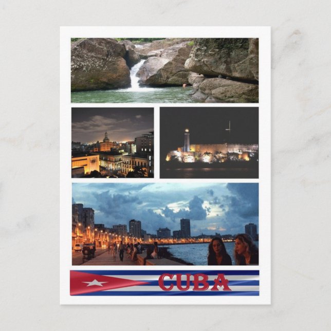 Kuba - Mosaik - Vykort (Framsida)