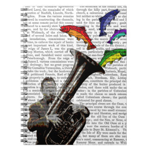 Kuba och fisk anteckningsbok