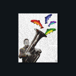 Kuba och fisk canvastryck<br><div class="desc">Djur och natur</div>