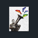 Kuba och fisk canvastryck<br><div class="desc">Djur och natur</div>