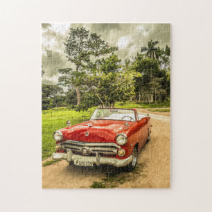 Kuba Oldtimer Classic Car Pussel