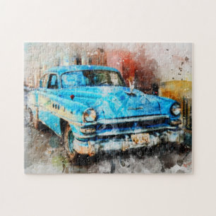 Kuba - Oldtimer Pussel