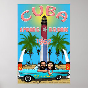 Kuba Påsklov 1962 Poster