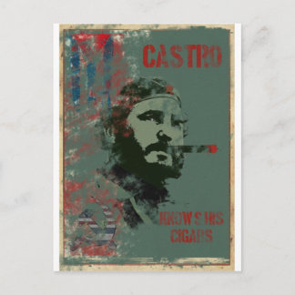 Kuba Propaganda Castro Vykort