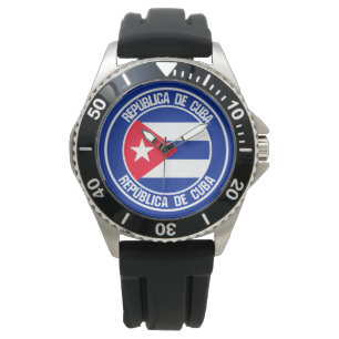 Kuba Round Emblem Armbandsur