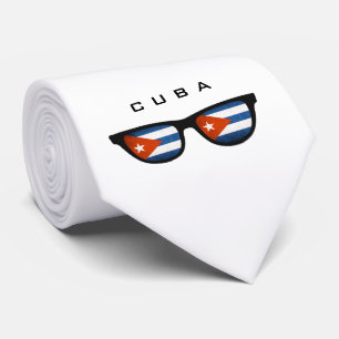 Kuba Shades anpassningsbar text & färg slips