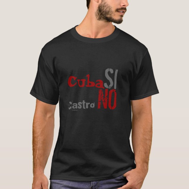 Kuba SI, Castro, INTE T Shirt (Framsida)
