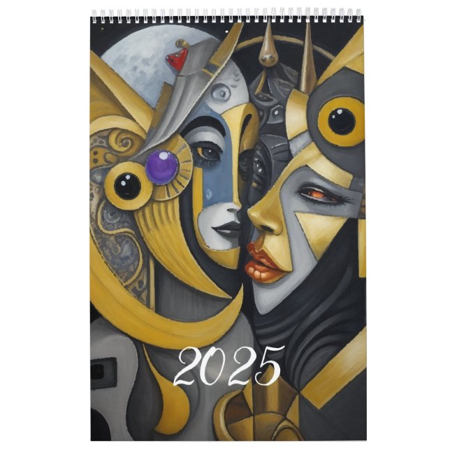 Kuba stil i Picasso. 2025 Kalender (Omslag)