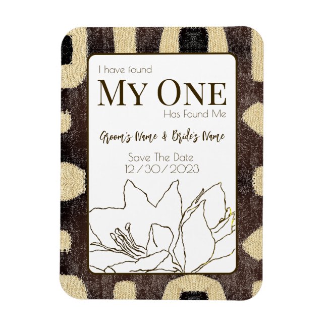 Kuba Trasa Mönster-stamafrikan Spara datum Magnet (Vertikal)