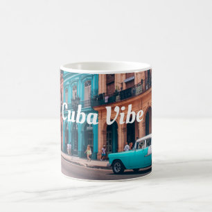 Kuba Travel Helgdag Coffee Mugg"Cuba Vibe" Kaffemugg