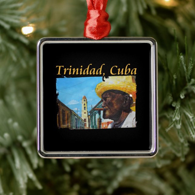 Kuba - Trinidad Cuban Cigar Art Julgransprydnad Metall (Träd)