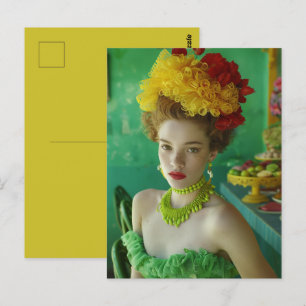Kuba Verde Amarillo Vykort