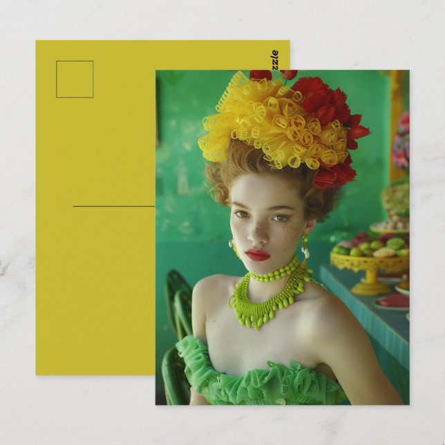 Kuba Verde Amarillo Vykort (Fram/baksida)