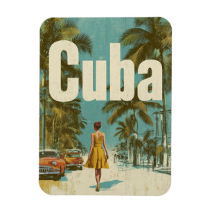 Kuba-vintage Magnet