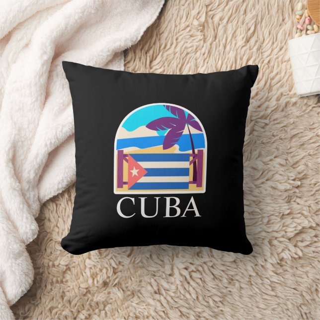 Kuba Vintage resor Beach Kudde (Filt)