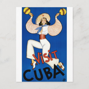 Kuba Vintage resor Poster återställd Vykort